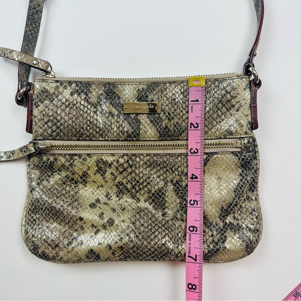 Kate Spade Python Embossed Leather Crossbody Hand… - image 12
